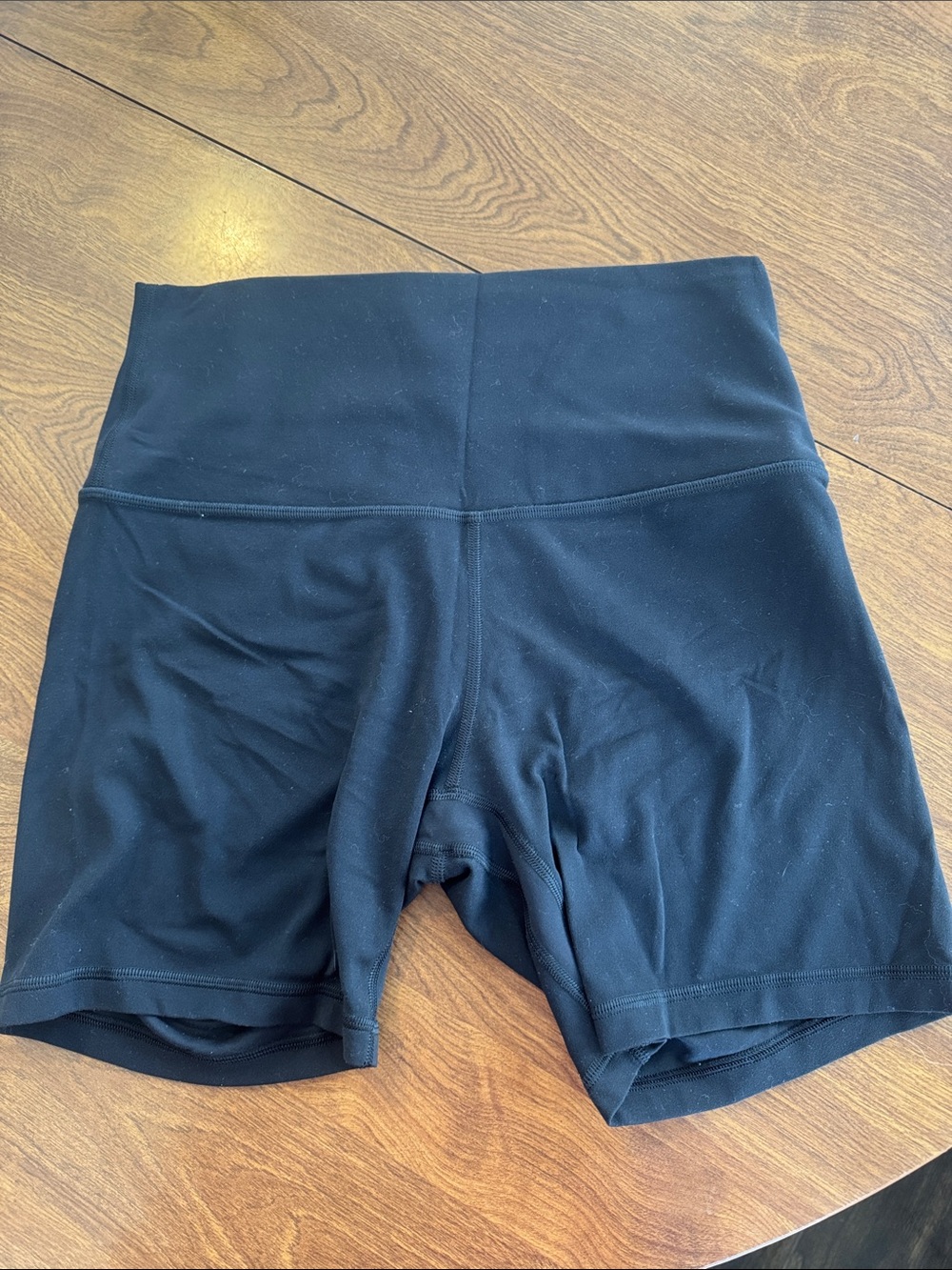 lululemon athletica Black High-Rise Bike Shorts
